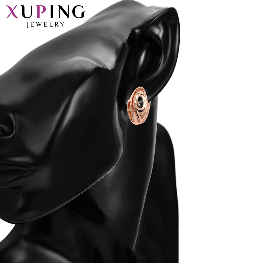 Xuping, модные милые серьги, дизайн, популярный дизайн, для женщин, Розовая позолота, характерные подарки, S200.3-98271