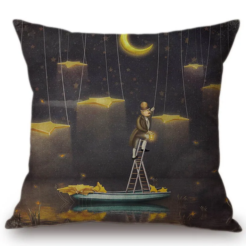 man-reaching-for-stars-at-top-of-tall-ladder-canvas 