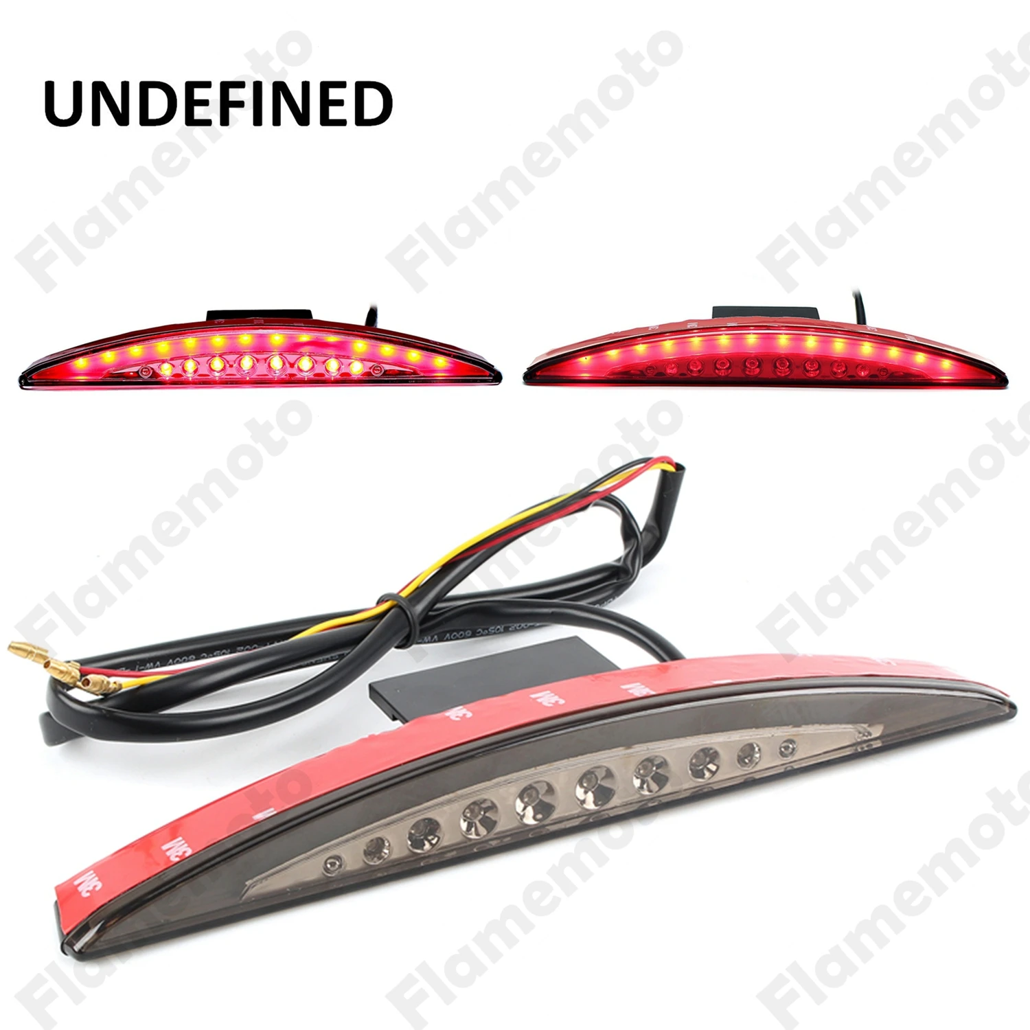 

Motorcycle Accessories Light Smoke Drag Specialties Red Fender Tip LED Tail Light For Harley 2013-2016 2017 Breakout UNDEFINED