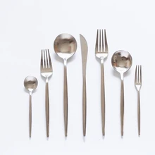 KuBac Hommi 7 предметов роскошный серебристый цвет, набор столовых приборов посуда набор посуды матовое серебро столовые приборы для ужина вилка Ножи Прямая