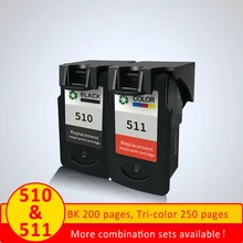 Xiangyu combination PG510 CL511 Ink Cartridge for MP2510/MP252/MP492/MP495/MP499/iP2702/MX320/MX330/MX3510/MX350/MX360/MX5110