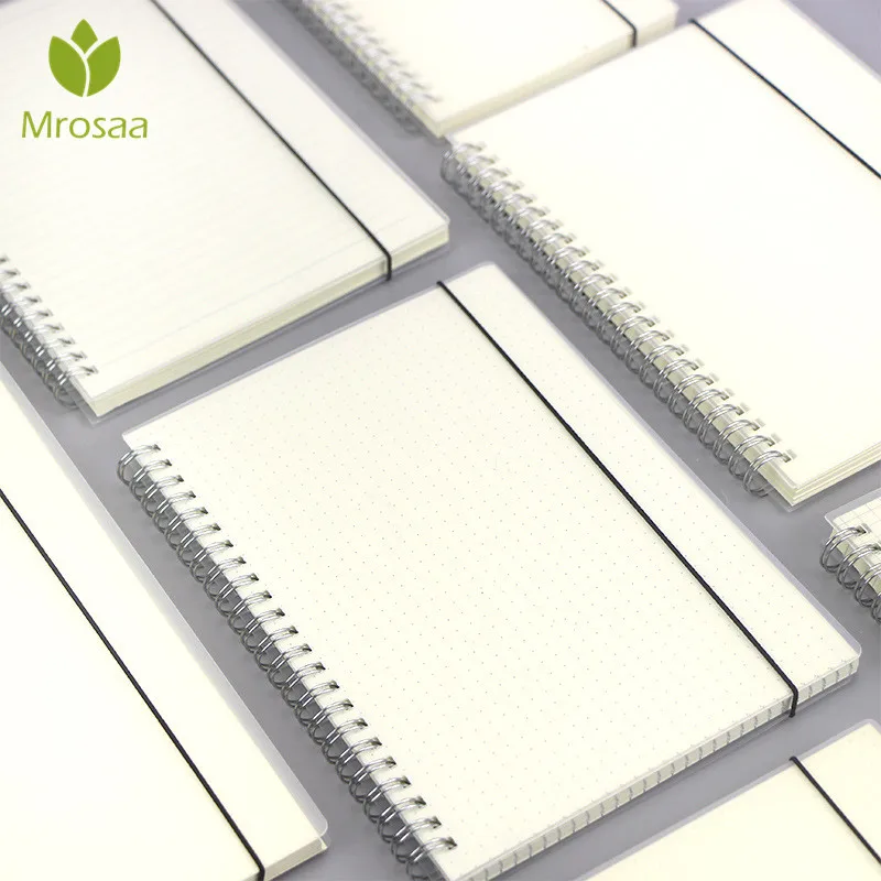 

A5 A6 B5 Spiral book coil Notebook Lined DOT Blank Grid Paper Journal Diary Sketchbook For School Supplies Stationery Store