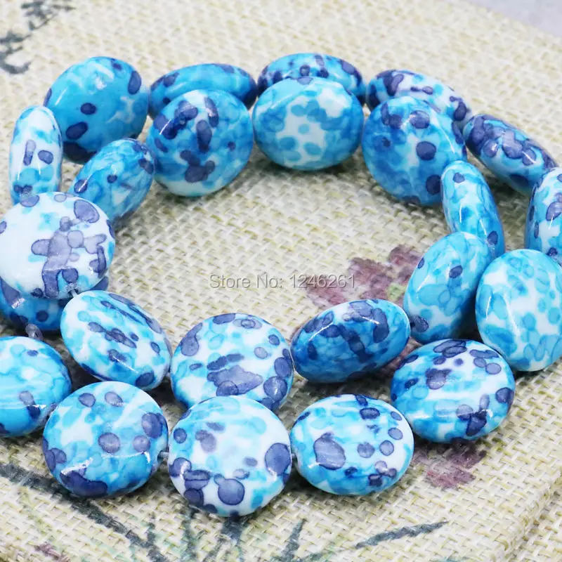 

2021 15mm Multicolor Riverstone Rain Flower Rainbow Stone Round DIY Beads Loose Craft Jewelry making Ornaments 15inch Wholesale