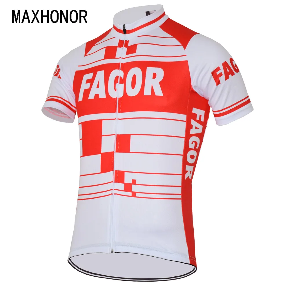 red white cycling jersey