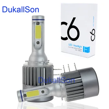 

H15 H4 LED Light Bulb 72w 8000LM Wireless Headlamp Car Lamp Day time Running Light Conversion Sourcing 6000k for Golf Audi BMW