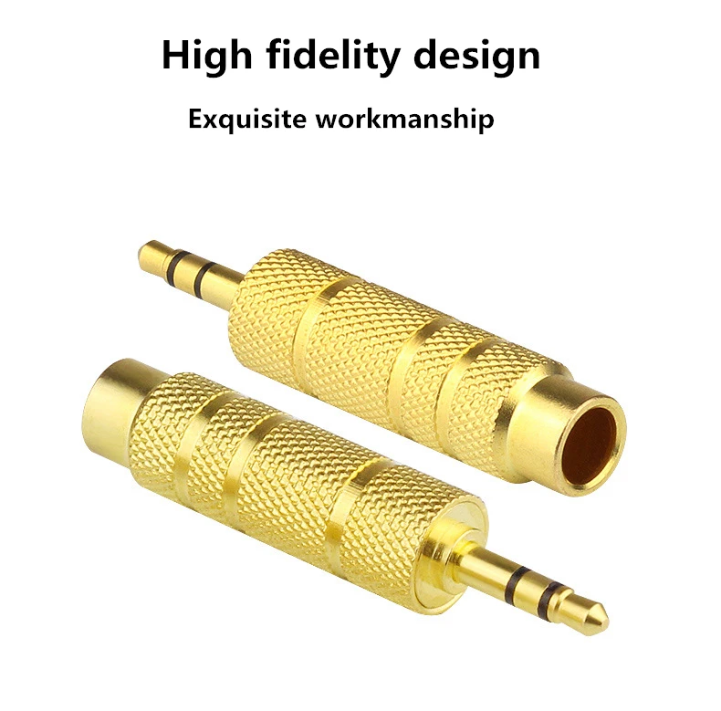 3.5mm male to 6.5mm female (2)