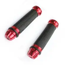 Красный Руль ручками 7/" 22 мм для Kawasaki Suzuki Yamaha ATV двойной Спорт UTV