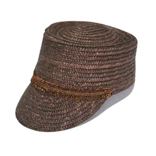 55-58 см Летняя женская соломенная шляпа плоская езда лошадь Женская Кепка 5 цветов 1 шт Новое поступление