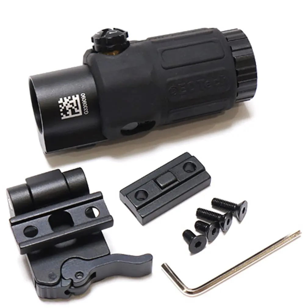 

G33 3X Magnifier with Switch to Side Quick Detachable Mount for Outdoor Hunting Holographic Sight Magnifier