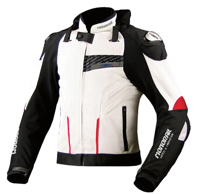 2018 new motorcycle protective jacket breathable mesh racing jacket men