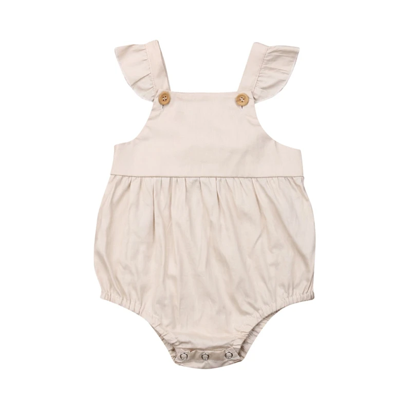 

Newborn Baby Girls Clothes Sleeveless Jumpsuit Coming Home Infant Outfit Toddler Bodysuit Girls Bodysuit Baby Costume Sunsuit