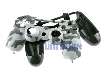 

ChengChengDianWan 5pcs/lot Replacement Camouflage Shell case For PS4 Controller case Urban Camo Upper and Down Shell case