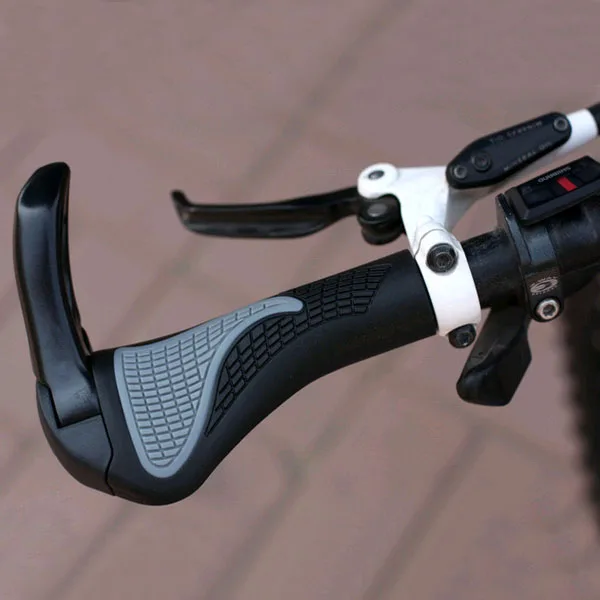 1 Pair Double Lock On Locking Mountain Bike Bicycle Handle Bar Grips Handlebar