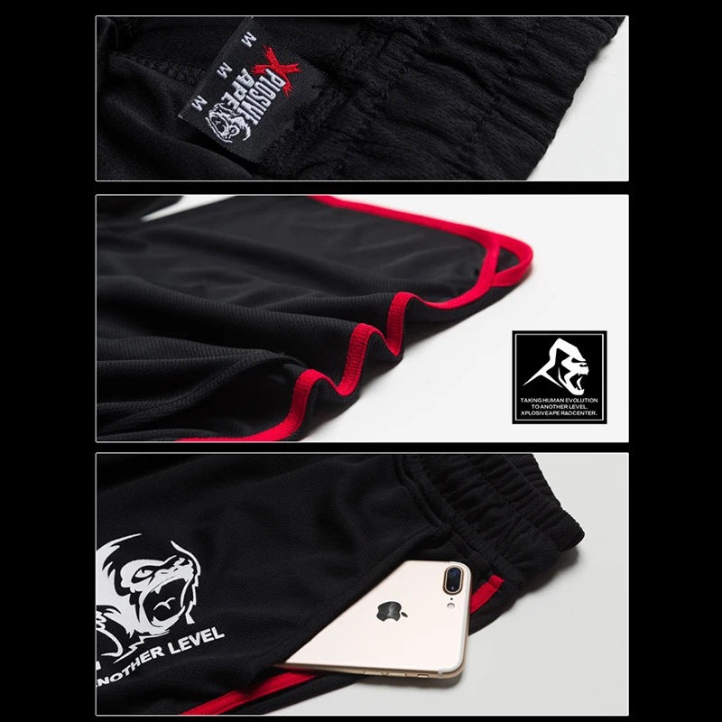 New Fashion Men Sporting Beaching Shorts Trousers Cotton Bodybuilding Sweatpants Fitness Short Jogger Casual Gyms Men Shorts