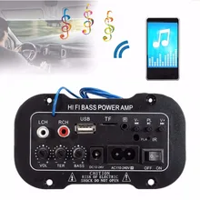 220V Car Bluetooth Amplifier Hi-Fi Bass Power Amplifier Board for Auto Cars Audio TF Player USB Small Distortion Subwoofer 220V Car Bluetooth Amplifier Hi-Fi Bass Power Amplifier Board for Auto Cars Audio TF Player USB Small Distortion Subwoofer