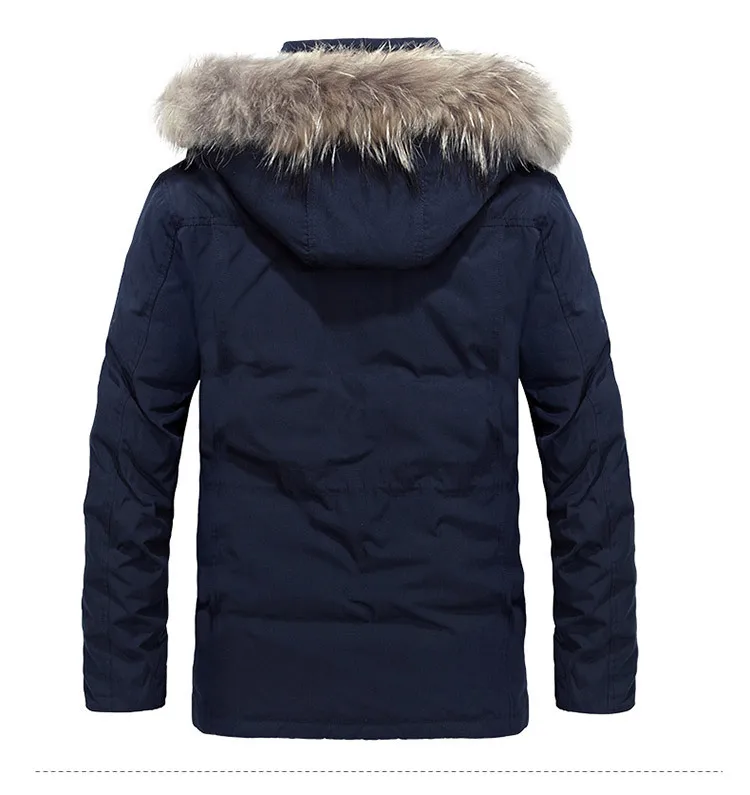 Новое поступление, брендовая зимняя куртка, Мужская пуховая парка высокого качества, мужская повседневная пуховая куртка с капюшоном, зимняя верхняя одежда, M-4XL