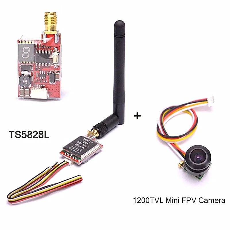 

ReadytoSky TS5828/48CH TS5828L Micro 5.8G 600 mW Mini Transmisor FPV con Pantalla Digital