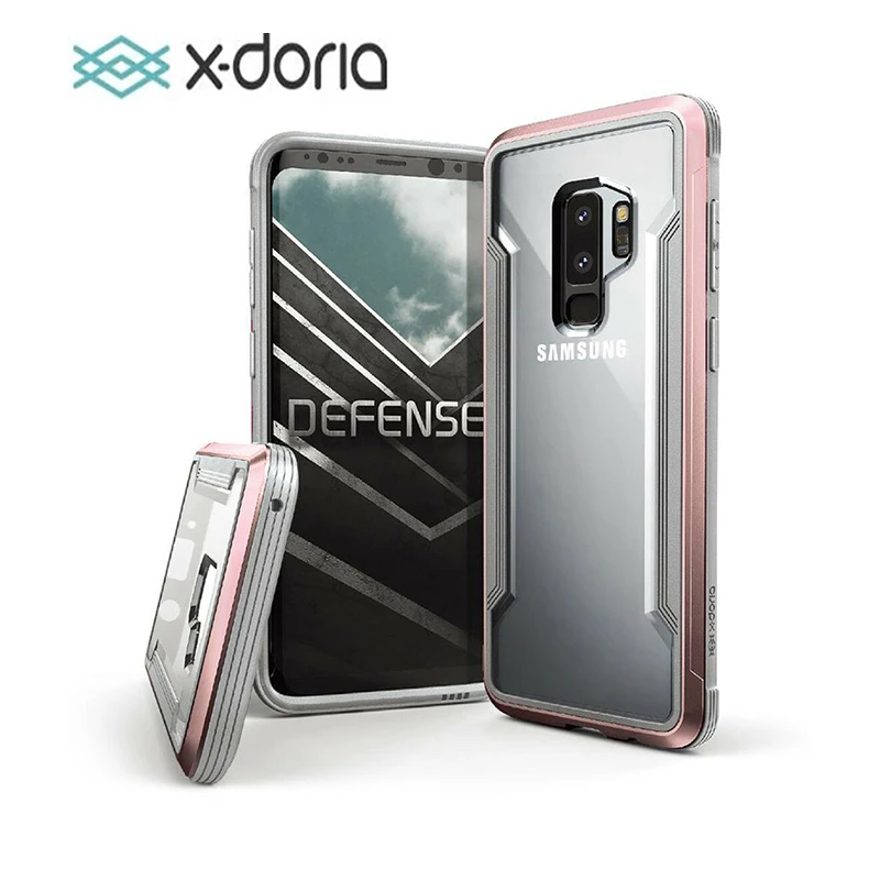Защитный чехол X Doria для Samsung Galaxy S9 Plus защитный в стиле милитари с испытанием на