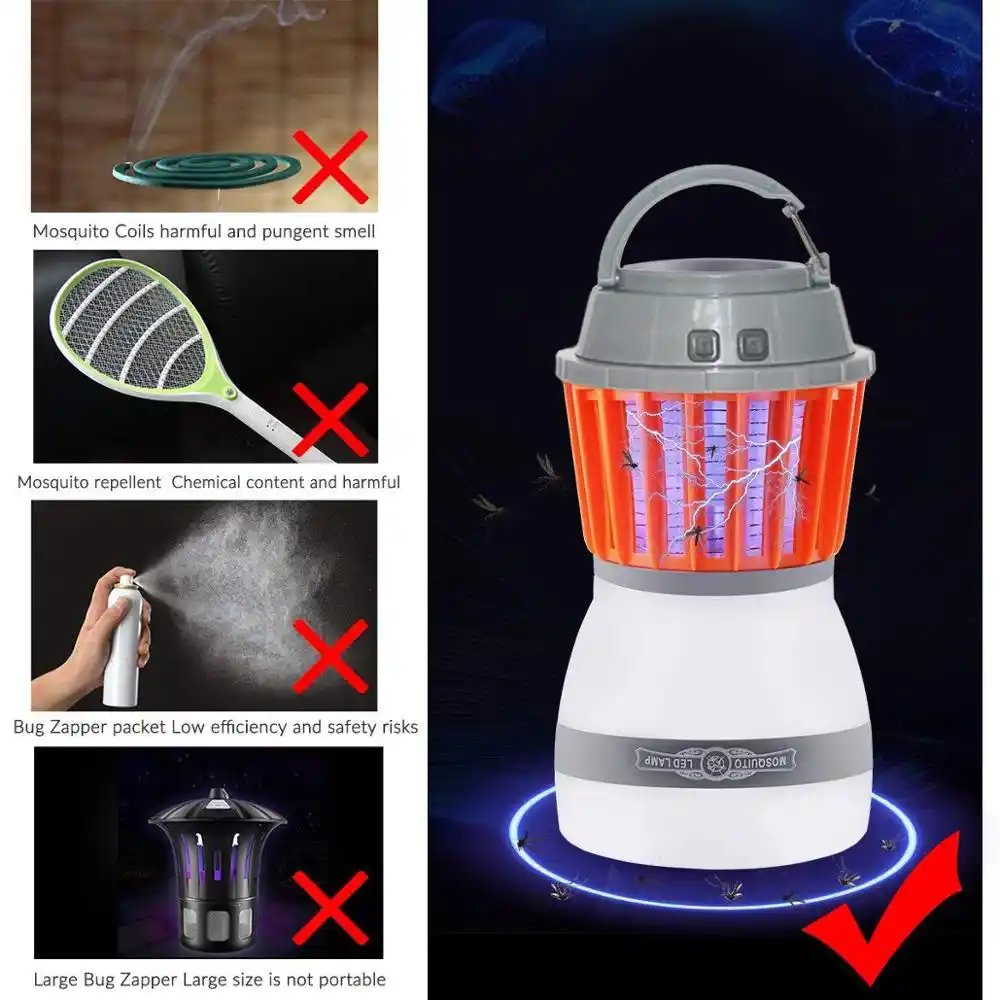 Zer Waterproof 2 In 1 Mosquito Lantern Light Outdoor Mosquito Lantern Light Outdoor