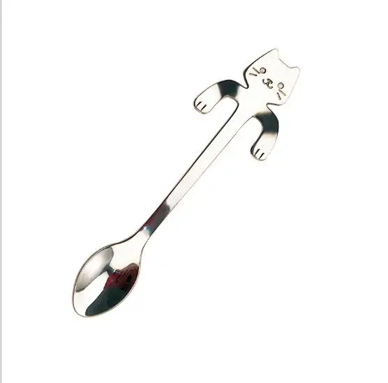 Special Offers Hot saleStainless Steel Coffee & Tea Spoon Mini Cat Long Handle Creative Spoon Drinking Tools Kitchen Gadget Flatware Tableware Special Offers Hot saleStainless Steel Coffee & Tea Spoon Mini Cat Long Handle Creative Spoon Drinking Tools Kitchen Gadget Flatware Tableware