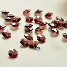 Шт./лот 500 DIY 14 мм восьмиугольная Бусины Шторы освещение аксессуары стекло хрустальная люстра часть Свадебная вечеринка украшения