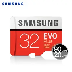 карта памяти Оригинальный Samsung Micro SD карты памяти Evo + плюс 32 ГБ Class10 водонепроницаемый tfflash memoria карты C10 SDHC/SDXCUHS-1 для смартфонов micro sd 32 ГБ