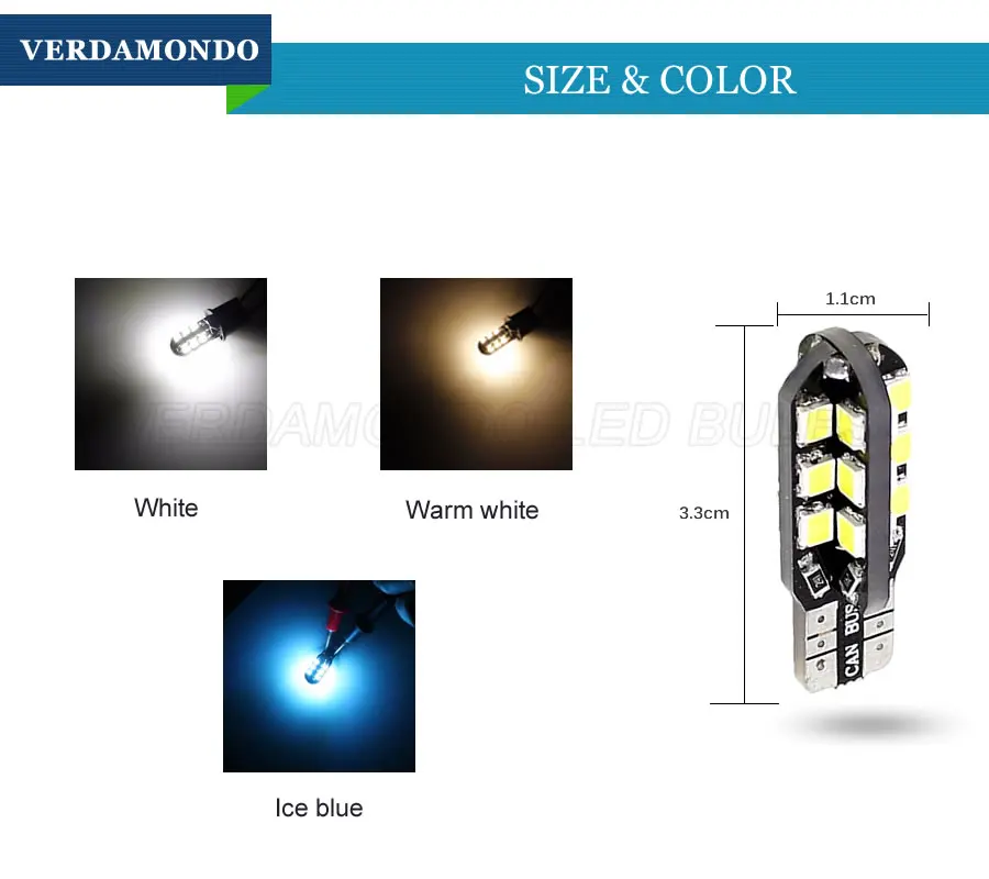 1 шт W5W T10 194 168 2835 24 SMD; Автомобильные светодиоды лампы сторона клиновидный купол чтения сигнальные лампы белый теплый белый Iceblue 12 V