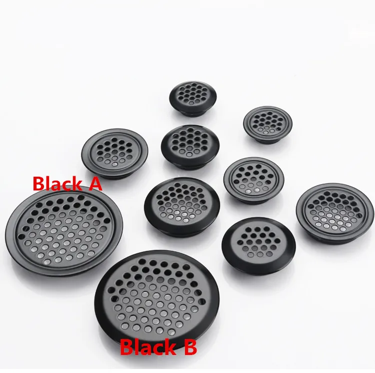 10Pcs 30mm65mm Wardrobe shoe Cabinet Ventilating Mesh Hole Air Vents Metal Mesh Hole Round Louver Ventilation Grille Air (24)