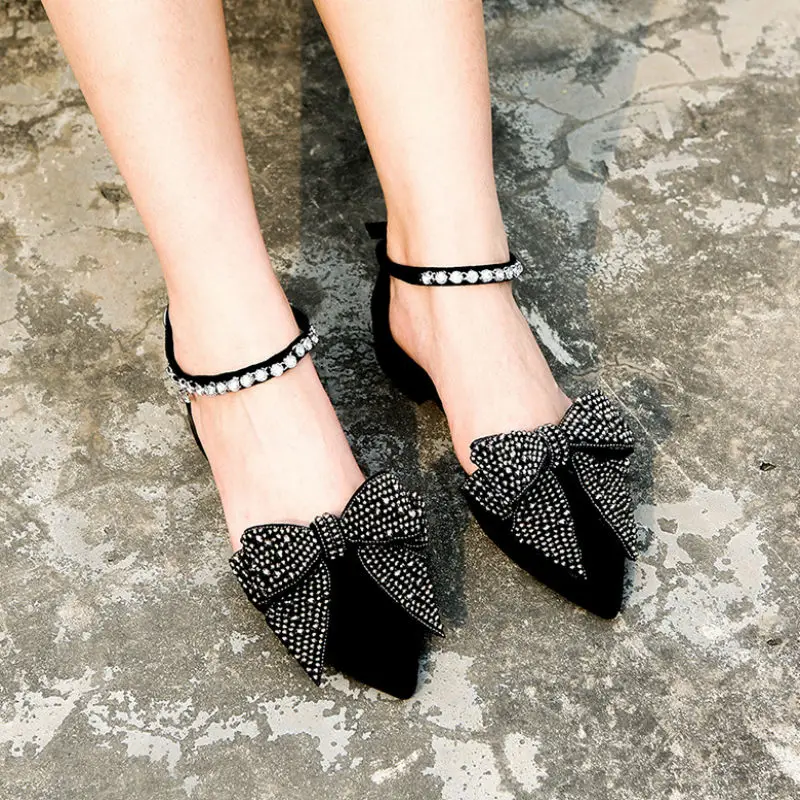 

2pcs Bowknot Rhinestone Bead Applique Beaded Patches For Shoes Fashion Sticker Diy Craft Repair Decoration Ornament Elastic Band