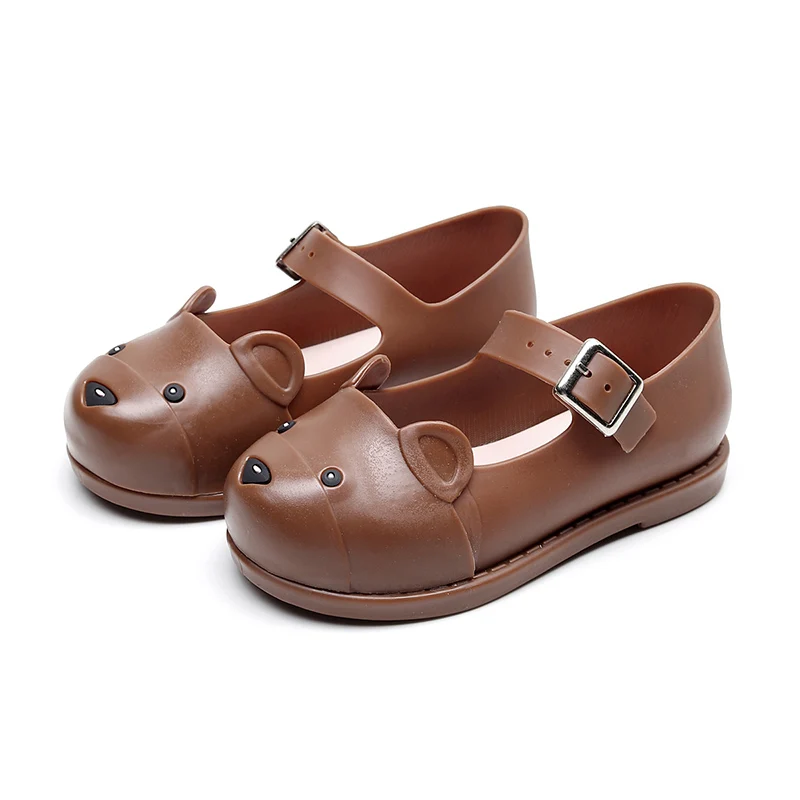 

2019 New Bear Mini Melissa Jelly Sandals Children Shoes Cartoon Children Sandals Beach Kids Shoes Melissa Shoes
