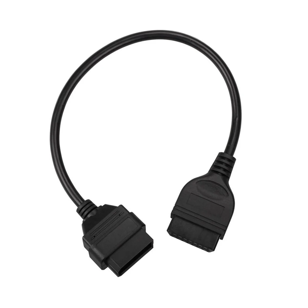 OBD2 16pin-14pin кабель для nissan диагностический интерфейс 14 штырьевой OBDII удлинитель OBD1 к obd2 свинец