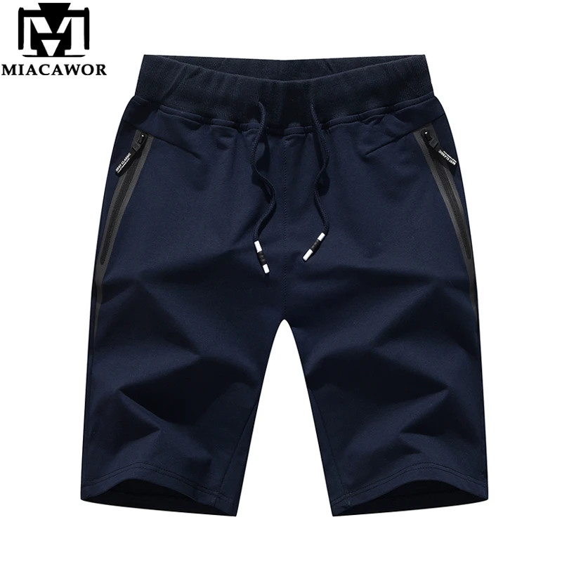 

MIACAWOR New 2019 Summer Shorts Men Cotton Bermuda Boardshorts Breathable Tracksuit Sweatpants Short Masculino K827