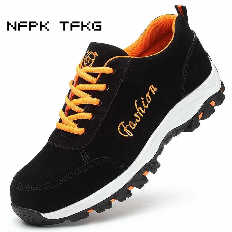 Bottes Grande forme Plate Outillage Zapato Casual Cuir Chaussures Daim Vache Travail Acier De Color En Sécurité Taille Picture Ponction Hommes Embout Anti 6q8aOwOZ