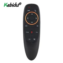 Kebidu 2,4 г мини Беспроводной смарт-пульт дистанционного управления для Android ТВ-бокс с USB приемник G10 воздуха Мышь голос Управление с G10s для гиродатчик