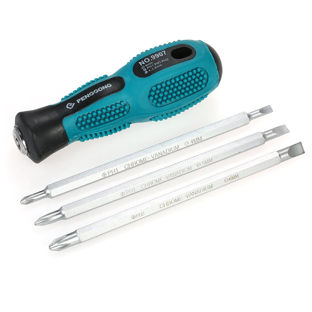 4pcs Multi tool Insulated Screwdrivers Set head set Two Way