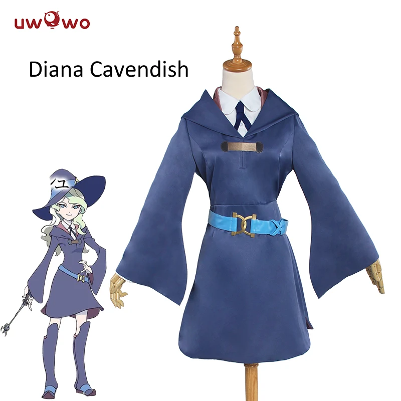 UWOWO Diana Cavendish Косплей маленькая ведьма академия Школьная форма женский костюм