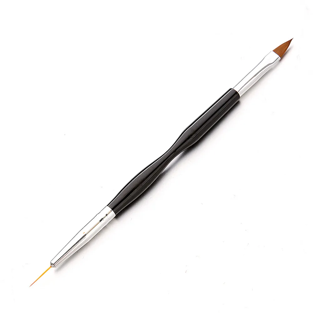 

OutTop 1PC Nail Tool Double Head Nail Art UV Gel Polish Design Dot Painting Detailing Pen Brushes c0913
