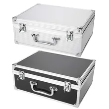 Aluminum Tattoo Machine Storage Case Carrying Box Empty Organizer Foam Pad for Tattoo Microblading Suitcase Tattoo Accessories