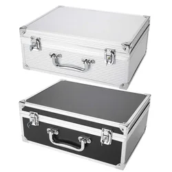 Aluminum Tattoo Machine Storage Case Carrying Box Empty Organizer Foam Pad for Tattoo Microblading Suitcase Tattoo Accessories