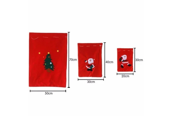 Новые Горячие Рождество Санта Клаус Рождественский мешок конфет эльф штаны с оленями лакомство карман дома вечерние подарок декор