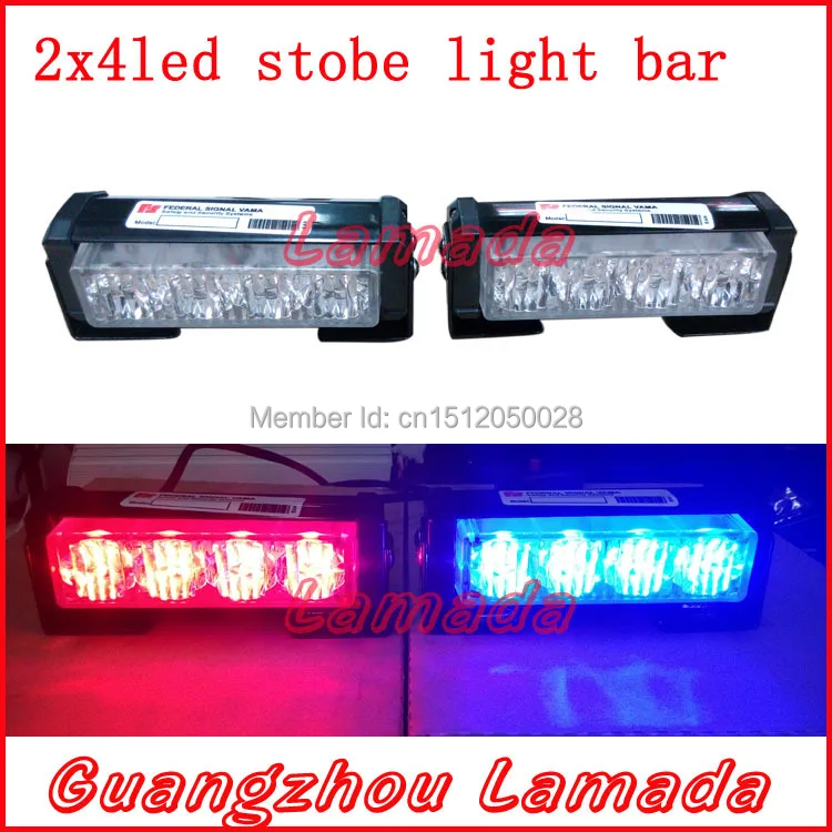 2x4 led Police strobe lights vehicle strobe light car warning lights