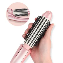 Электрический Выпрямитель для волос щетка, расческа Профессиональный складной щетка для выпрямления волос Керамика для завивки волос щипцы для завивки