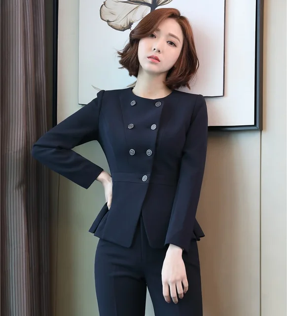 Primavera otoño formal damas Blazers mujeres Chaquetas
