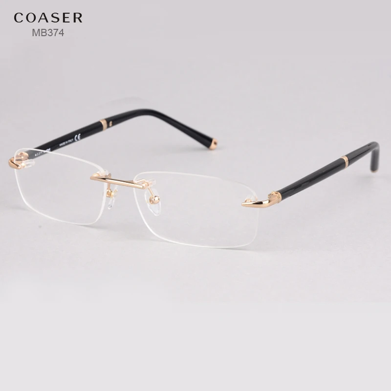 Aliexpress.com : Buy Rimless Glasses Wide Spectacle Men ...