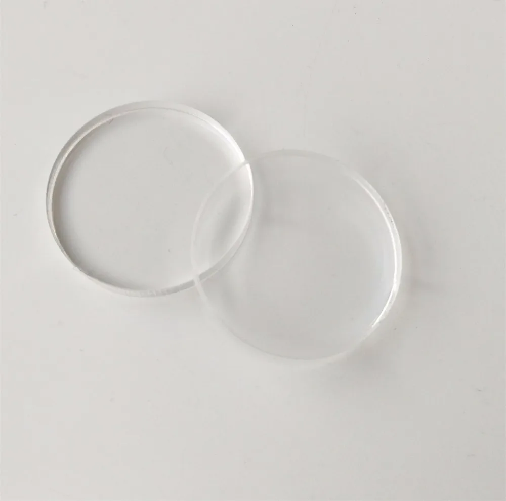 Mirrored Silver Acrylic Perspex Mirror Round Discs Circles Laser Cut 50 Sizes 