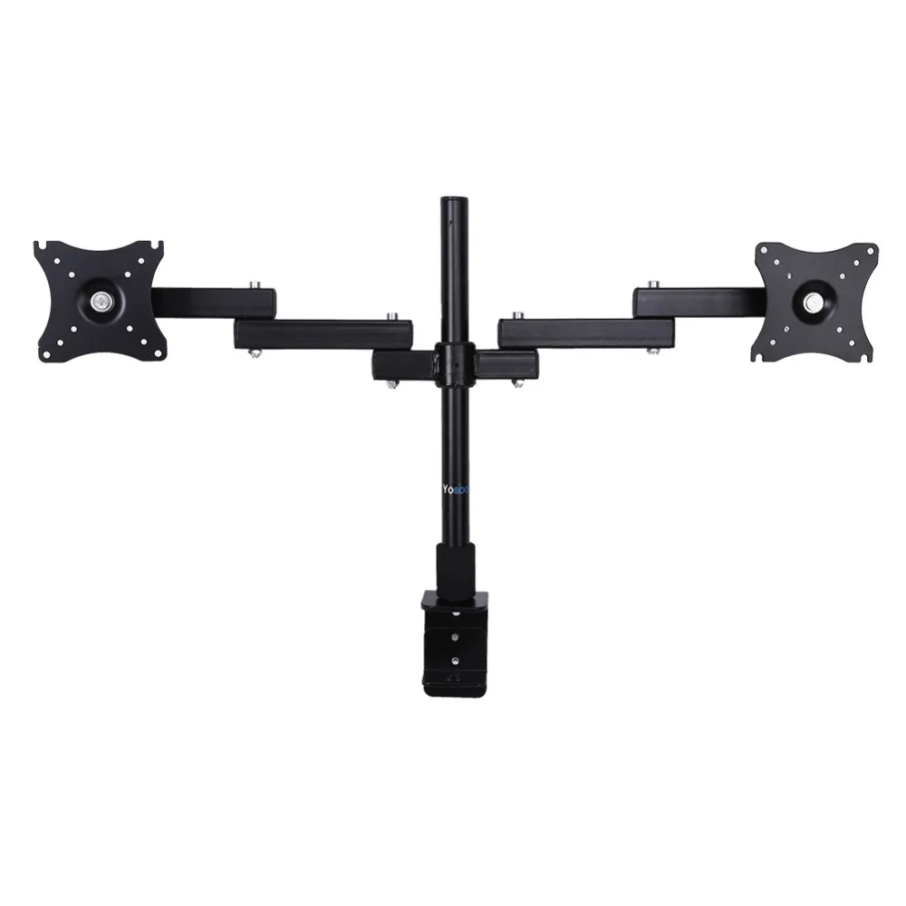 

Dual LCD Monitor Desk Mount Stand Fully Adjustable Screen 13" to 27" for Computers