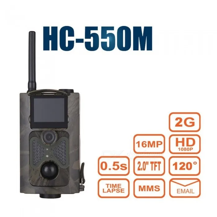 HC550M фото ловушки Камера 2 г GSM MMS GPRS 16MP 1080 P 0,5 s движения triggger на 120 градусов PIR 940NM инфракрасный дикой природы Trail Камера s