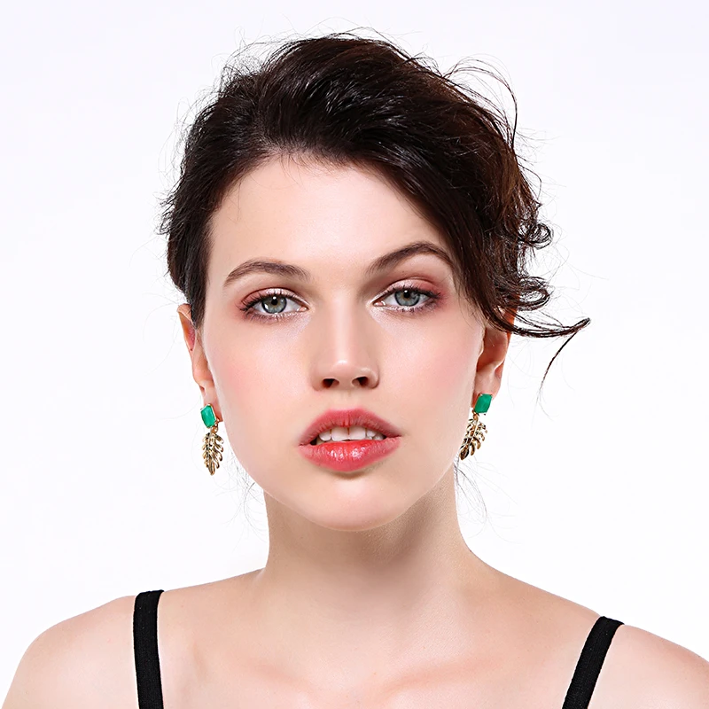Rectangle Drop Earrings  (10)