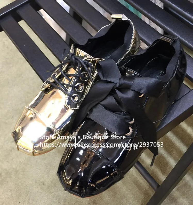 

New 2016 Fashion Ballet Flats Woman Summer Solid Patent Leather Driving Shoes Women Slip On Silver Shoes Solid Fashion Comfortab