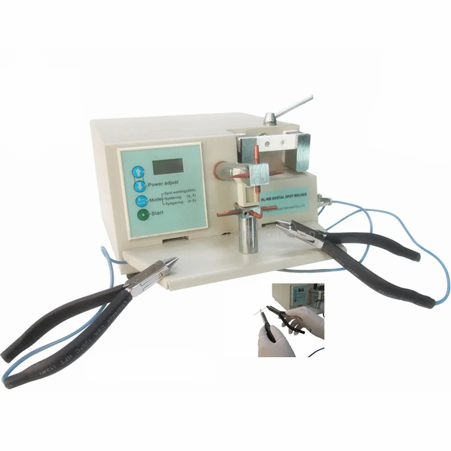 Micro Spot Welder Manual Spot Welder Micro Adjust Spot Welding Machine with Clamps HL WD IIIin